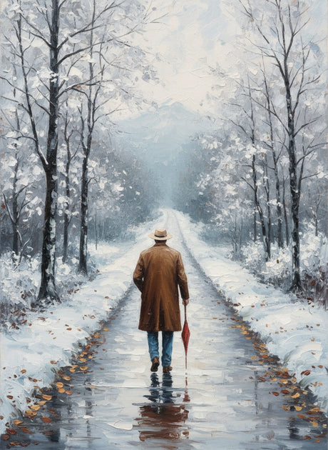 The Long Winter Walk (Board Canvas) Paint by Numbers kit