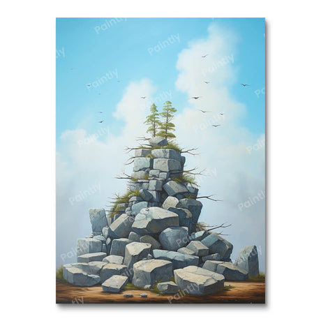 Sky-High Cabin Cabincore (Diamond Painting) Diamond Painting kit