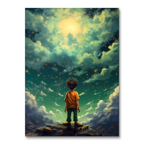 Boy A Canvas of Wonder (Diamond Painting) Diamond Painting kit
