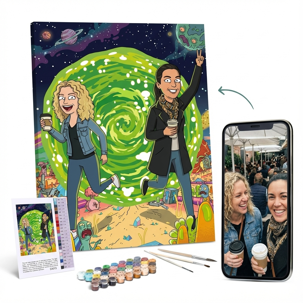 Enter the Rick and Morty Universe (Custom PBN)