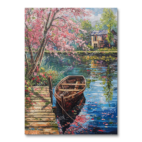 Autumnal Boat Ride (Diamond Painting) Diamond Painting kit