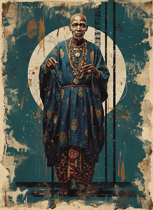 The Elder of the Blue Veil (100 Color Diamond Painting) Diamond Painting kit
