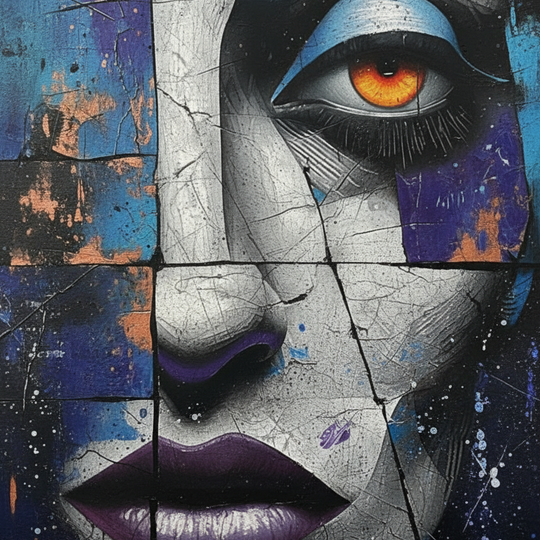 Shattered Muse (Diamond Painting)