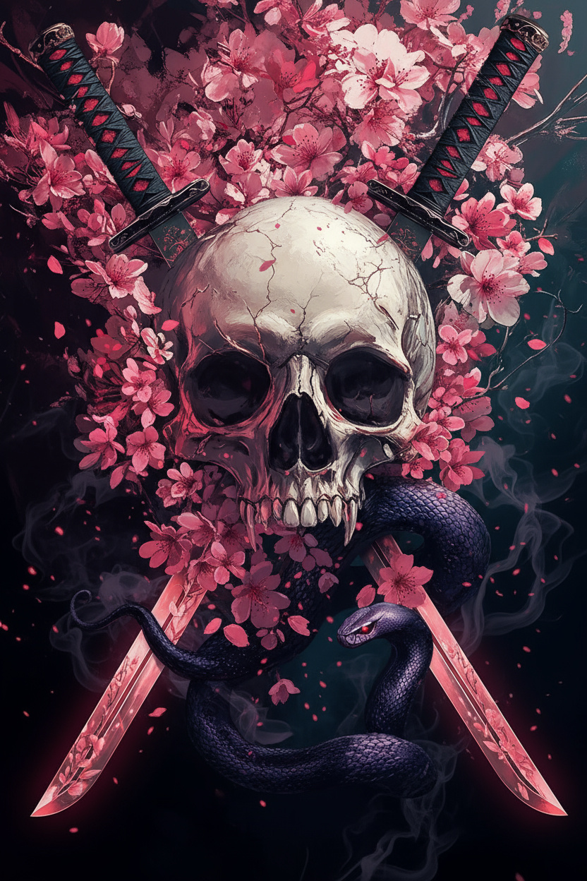 Sakura Requiem (100 Color Diamond Painting)