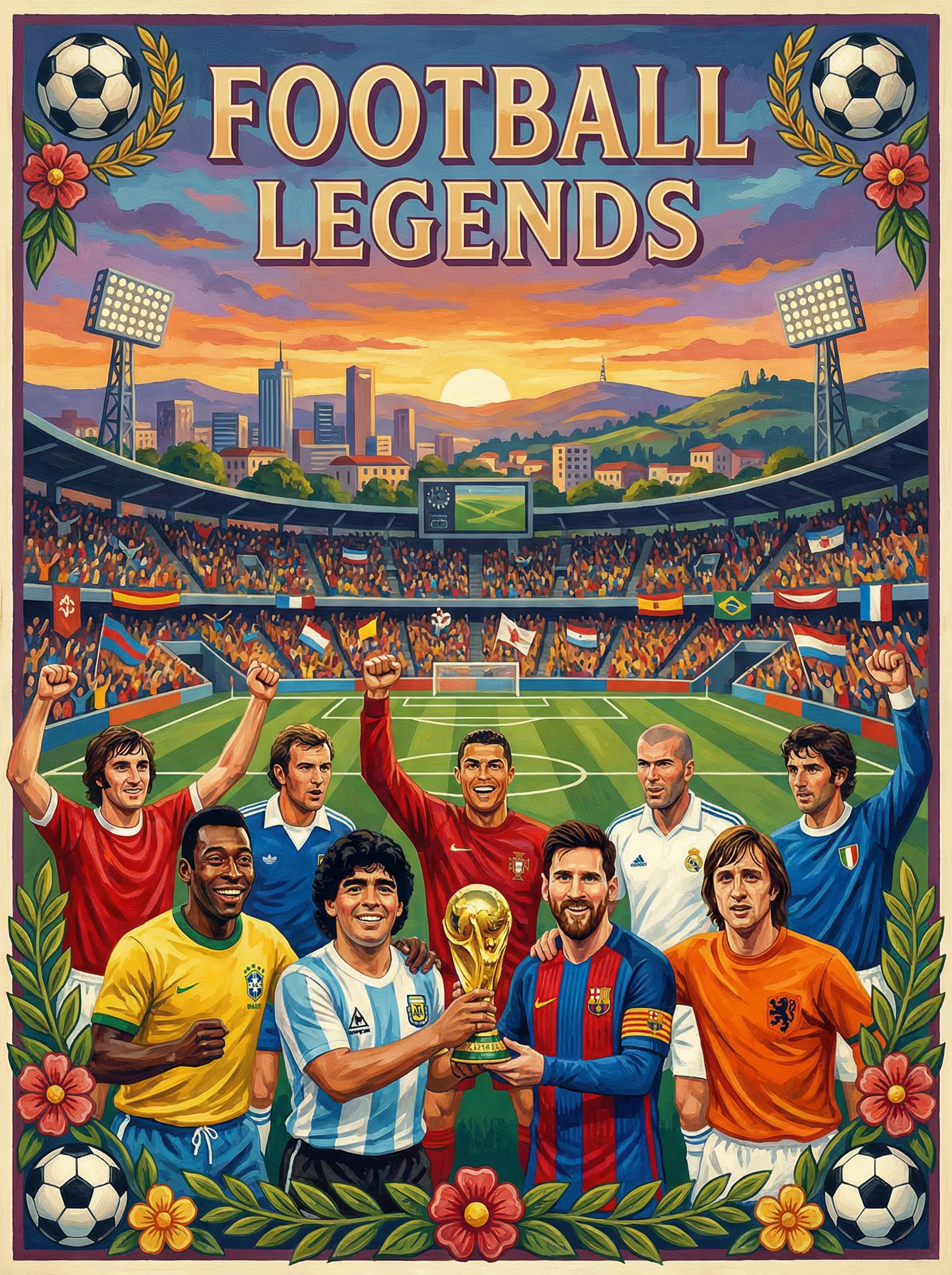Football Legends United (Diamond Painting) Diamond Painting kit