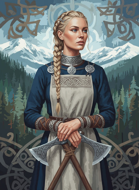 Nordic Valor (Board Canvas) Paint by Numbers kit