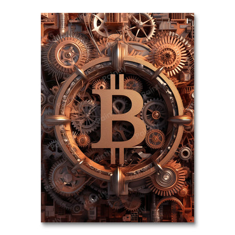 The Orrico Bitcoin (Diamond Painting) Diamond Painting kit