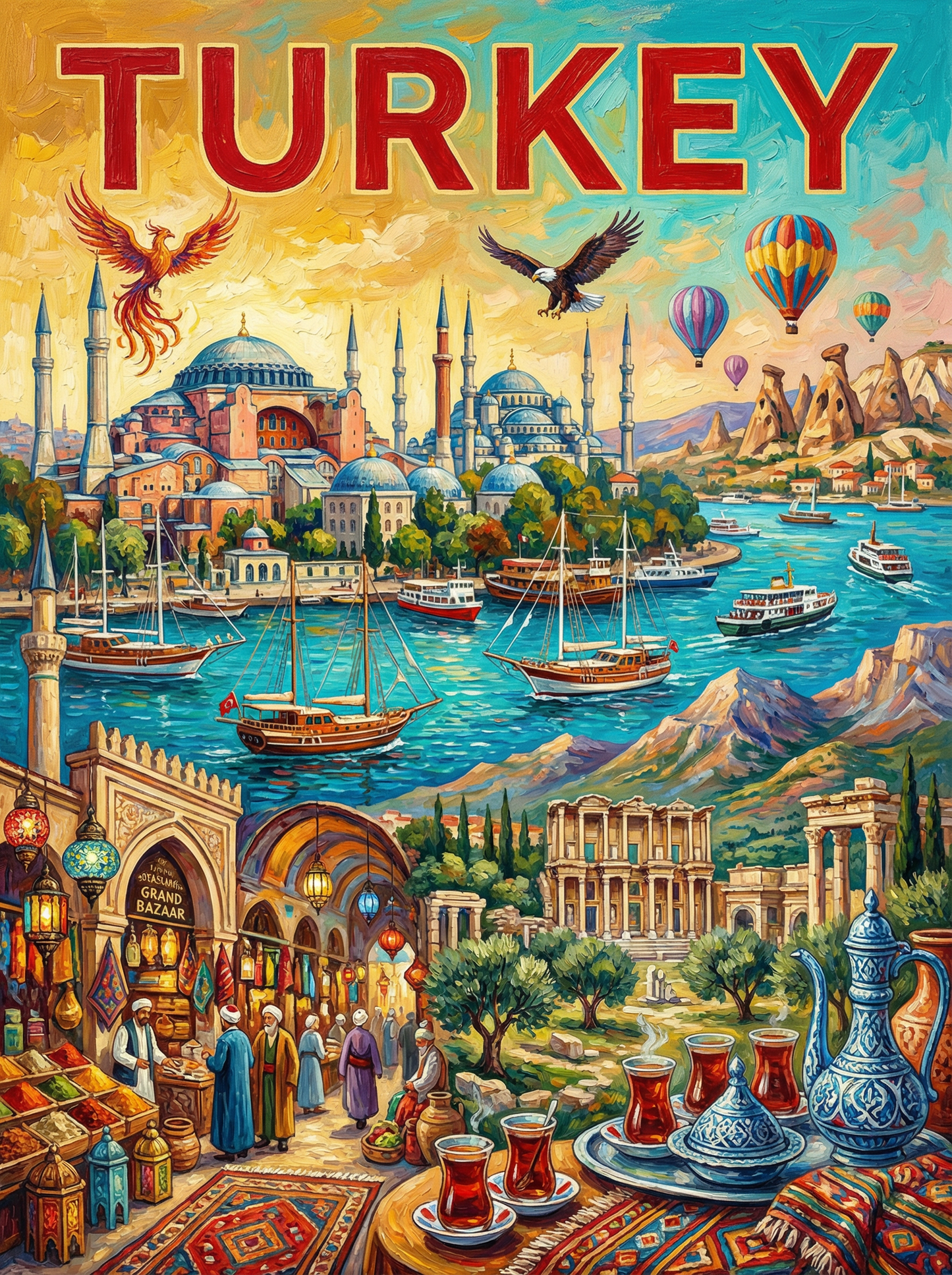 Turkey Cultural Wonders (Diamond Painting) Diamond Painting kit