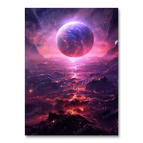 The Purple Orb (Diamond Painting) Diamond Painting kit
