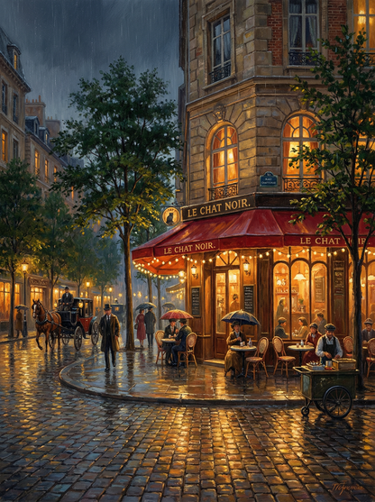 Paris Vintage Nightfall