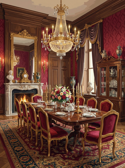 Imperial Dining Grandeur (Diamond Painting) Diamond Painting kit