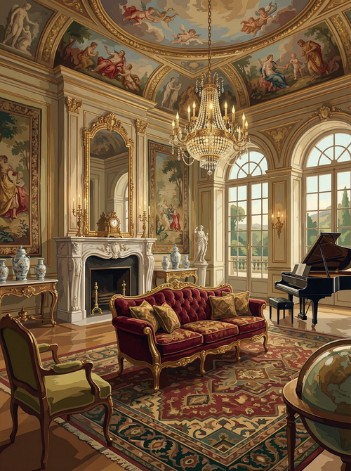 France Palace Grandeur (Diamond Painting) Diamond Painting kit