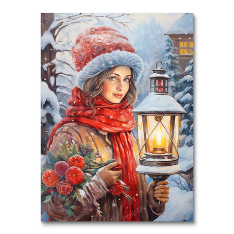 Yuletide Art Kit People Paint by Numbers kit