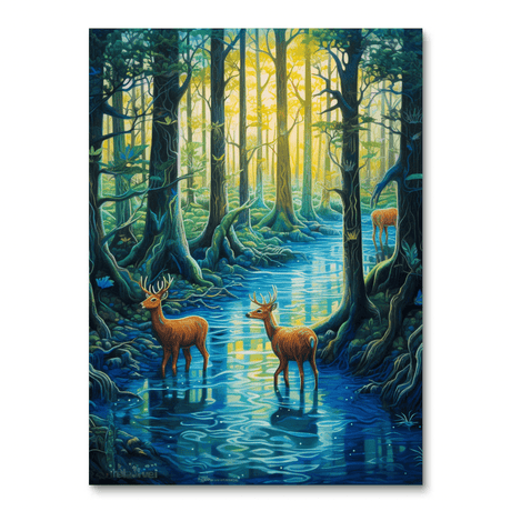 Deer in the Forrest II (Diamond Painting) Diamond Painting kit