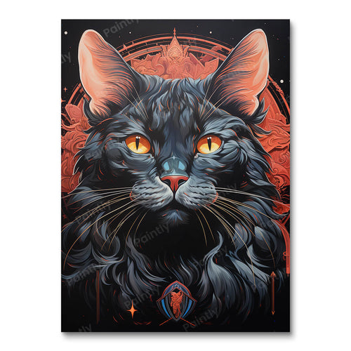 Psychedelic Paws (Diamond Painting)