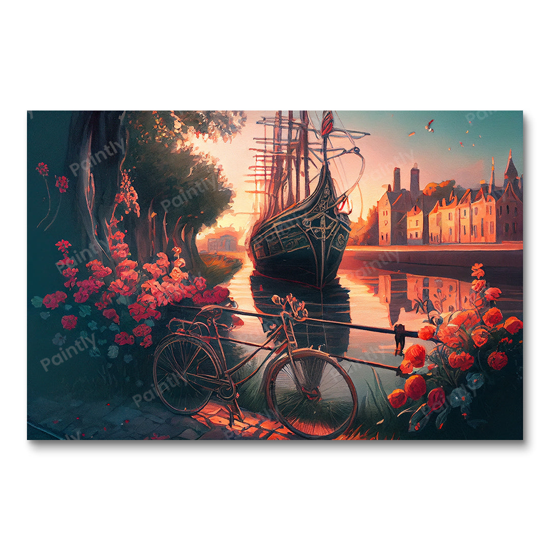 Venice Illusion (Board Canvas)