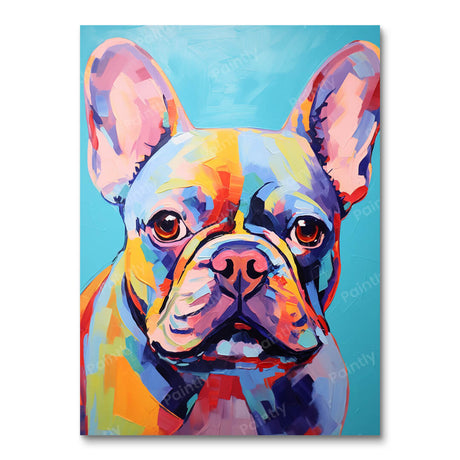 Fauvist Bulldog Beauty (Diamond Painting) Diamond Painting kit