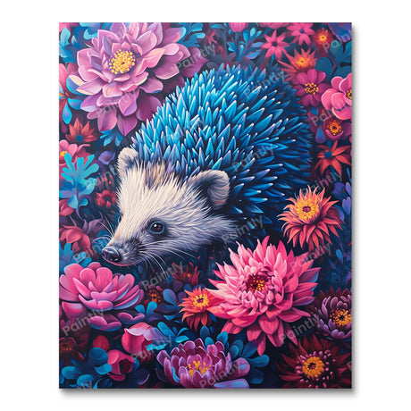 Floral Hedgehog (Diamond Painting) Diamond Painting kit