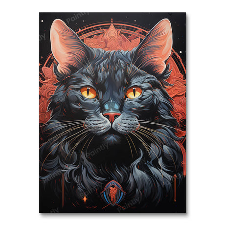 Psychedelic Paws (Diamond Painting) Diamond Painting kit