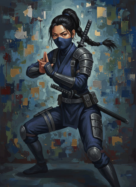 Female Ninja Warrior (Diamond Painting) Diamond Painting kit