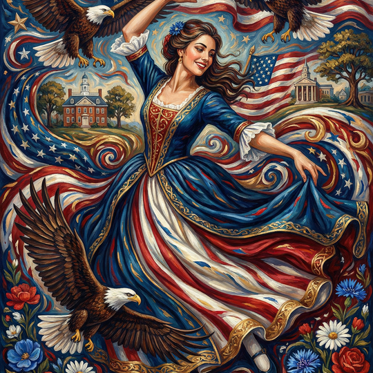 Spirit of America (Board Canvas)