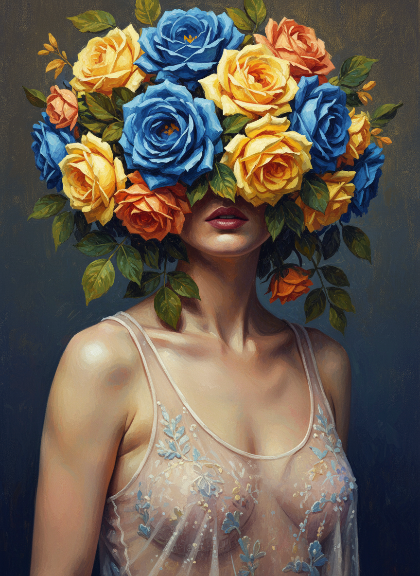 When Petals Speak (Board Canvas)