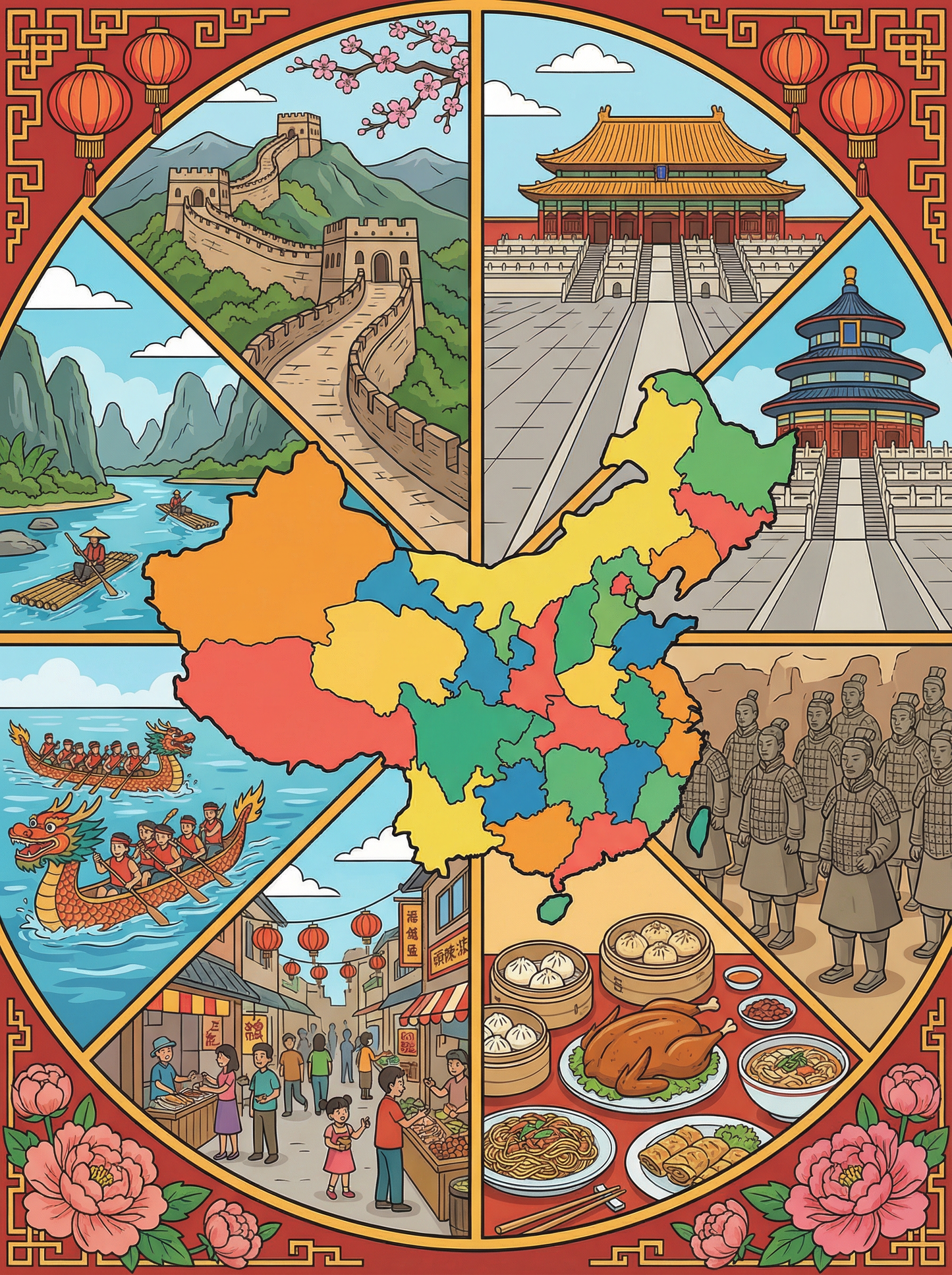 China Cultural Journey (Diamond Painting) Diamond Painting kit