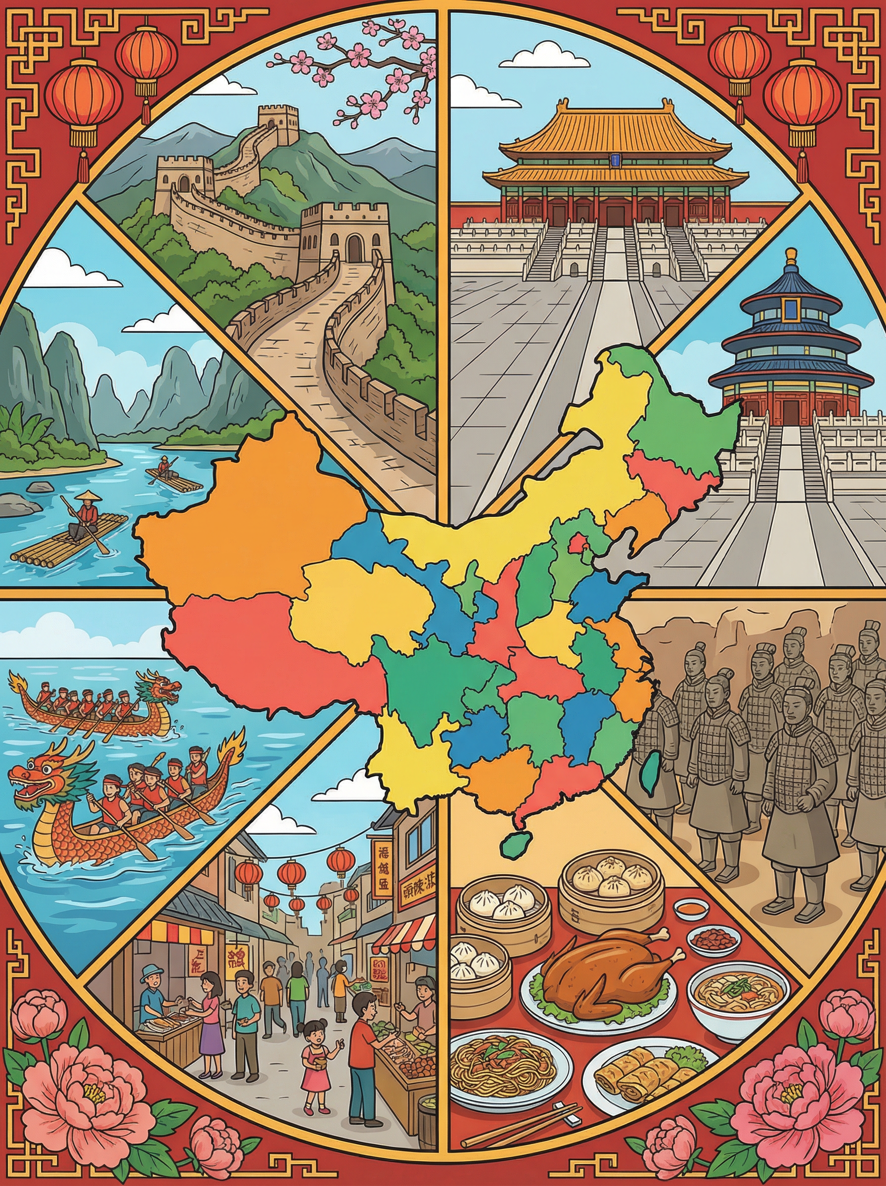 China Cultural Journey (Diamond Painting) Diamond Painting kit