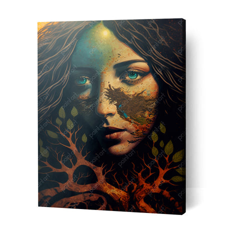 Rooted Life III by Anya Bastianz (Diamond Painting) Diamond Painting kit