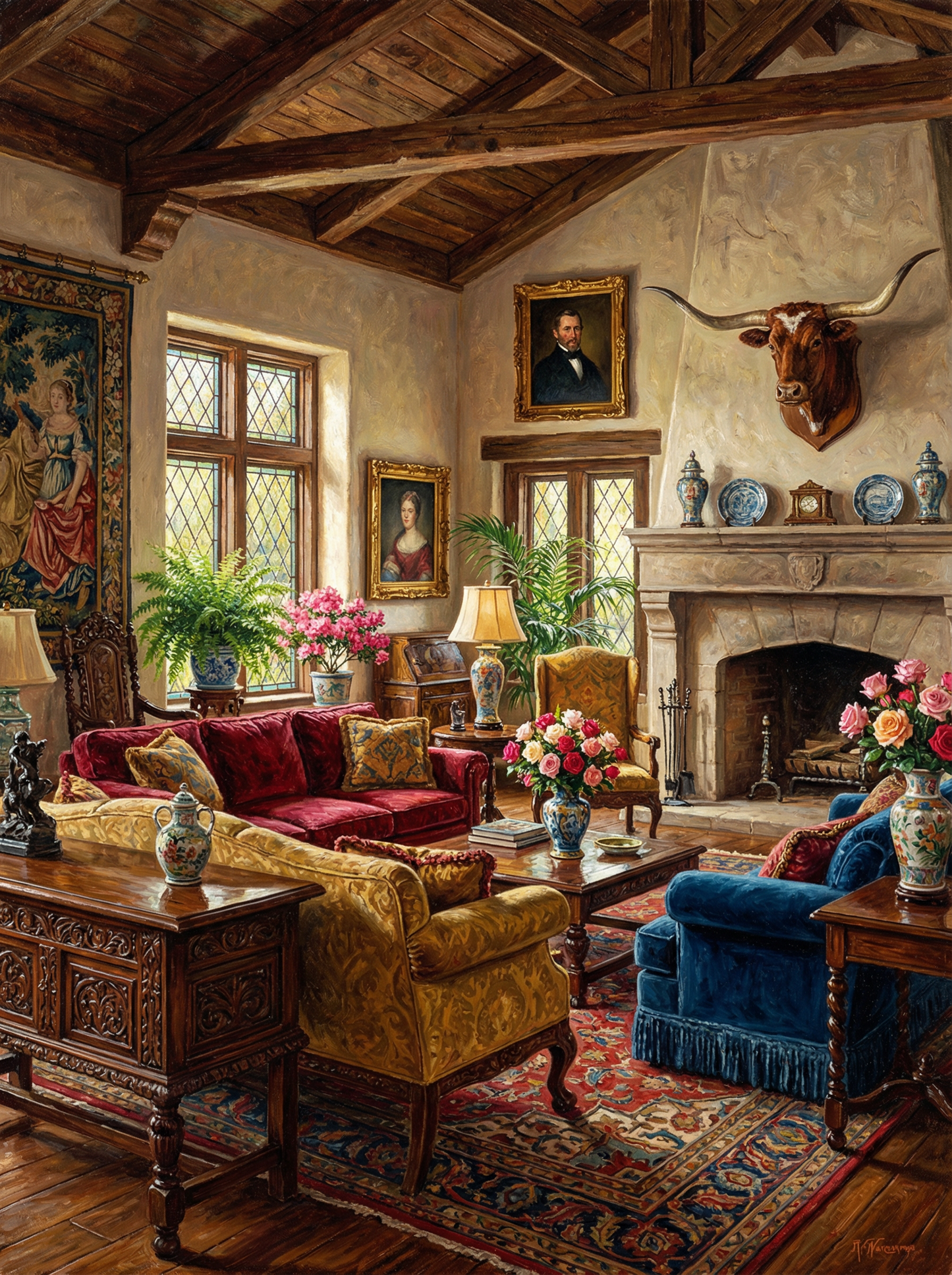 England Manor Comfort (Diamond Painting) Diamond Painting kit