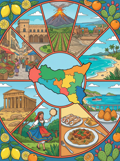 Sicily Sunlit Heritage (Diamond Painting) Diamond Painting kit