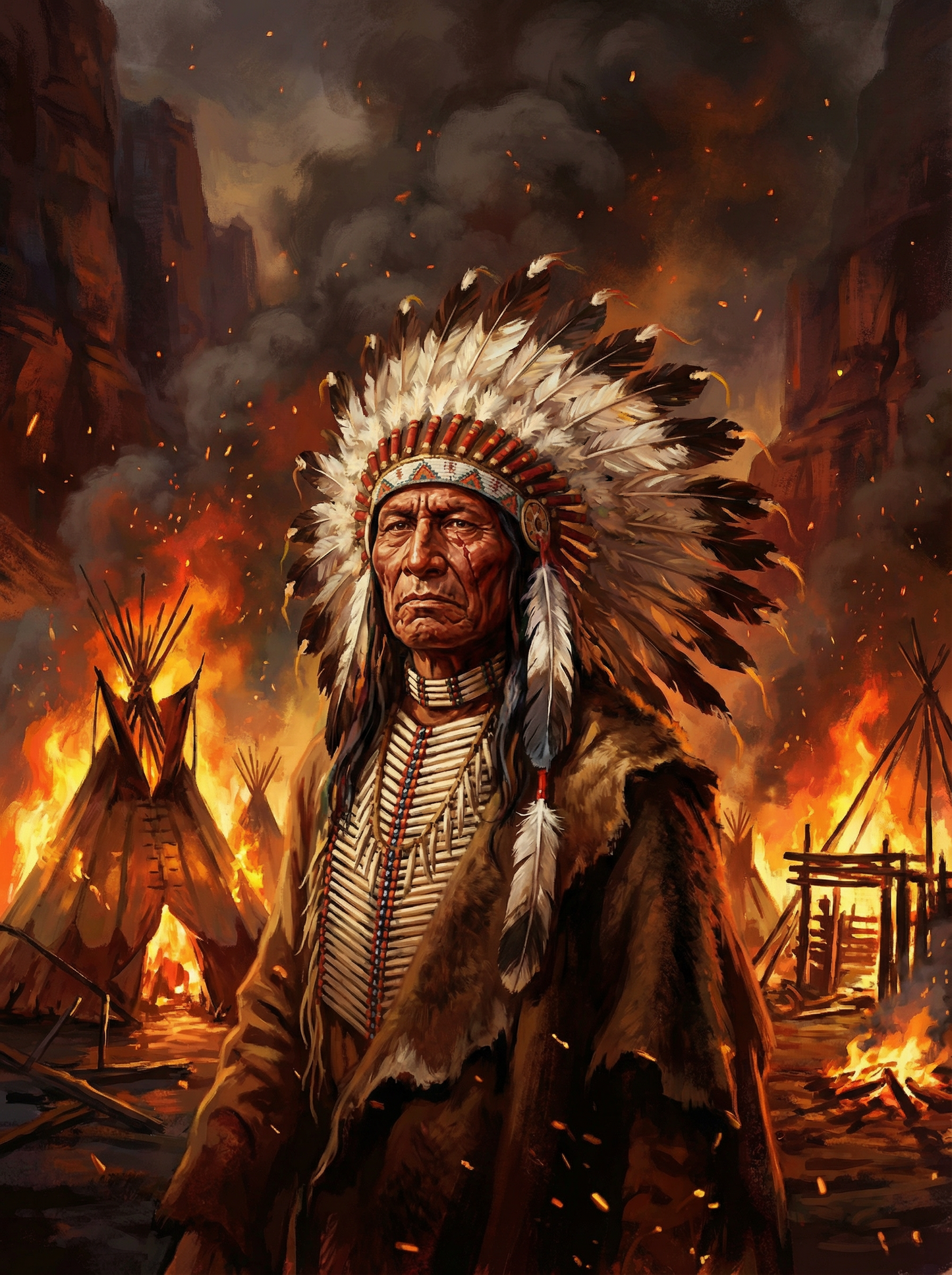 Warrior of the Flames (Diamond Painting) Diamond Painting kit