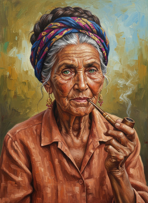 The Wise Matriarch (Board Canvas)