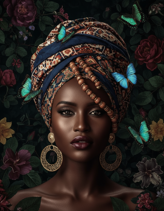 Butterfly Queen (Board Canvas)