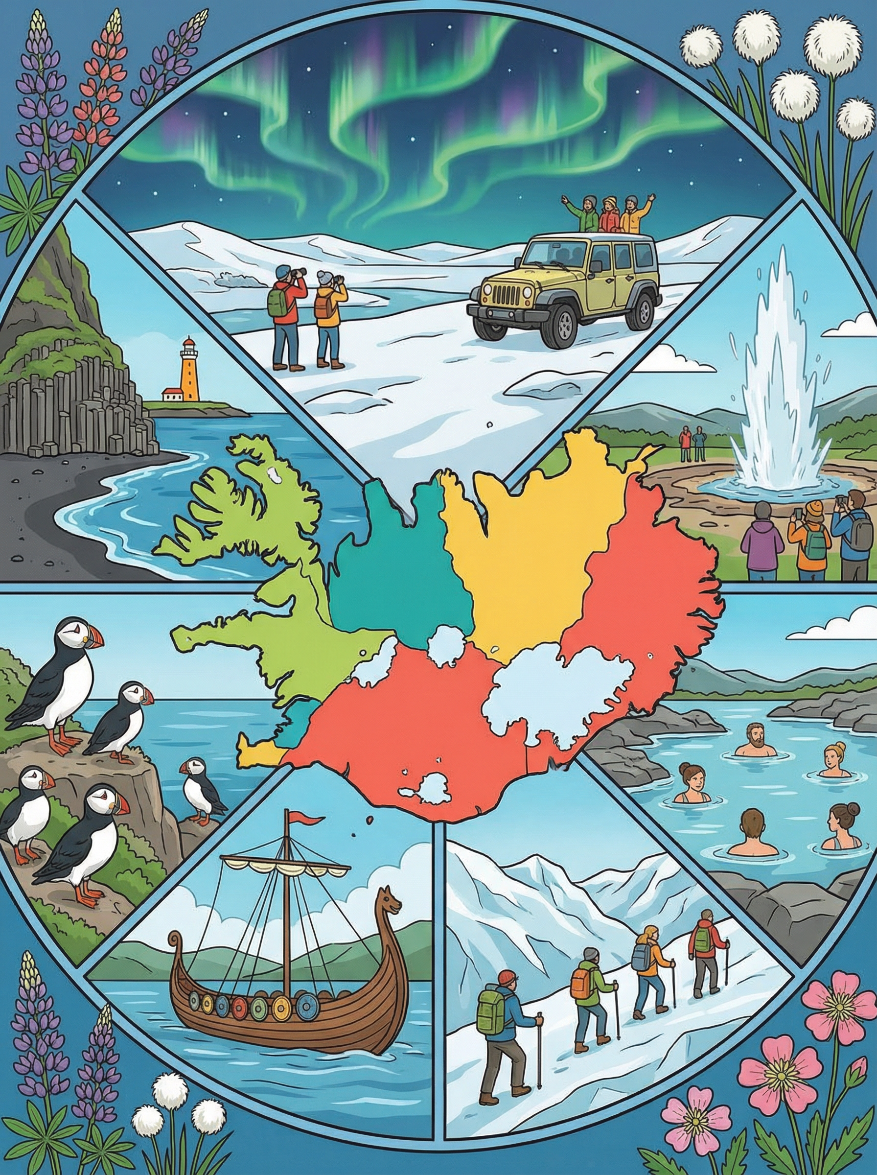 Iceland Arctic Wonders (Diamond Painting) Diamond Painting kit