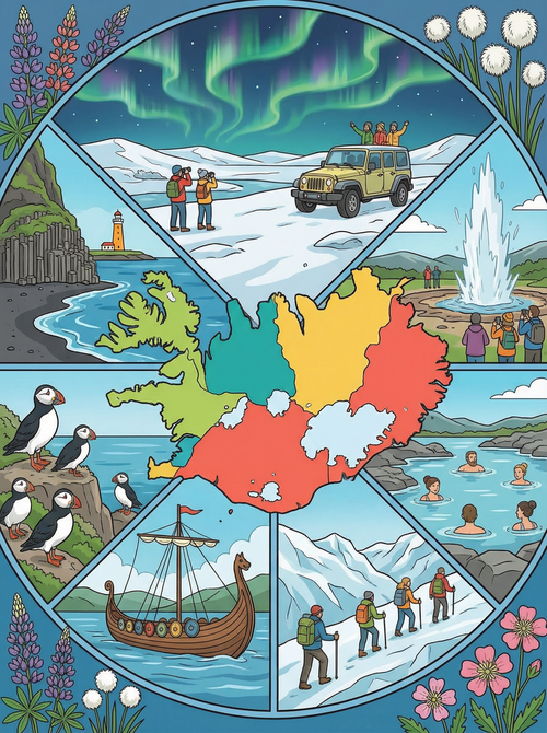 Iceland Arctic Wonders (Diamond Painting) Diamond Painting kit