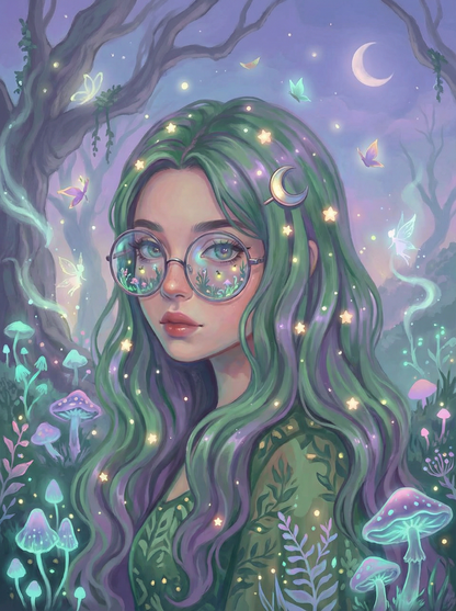 Moonlit Forest Dreams (Diamond Painting) Diamond Painting kit