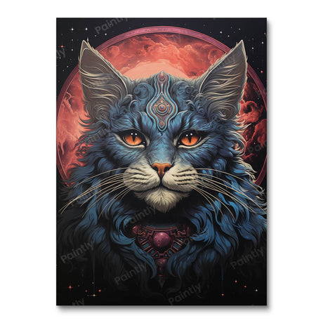 Psychedelic Paws II (Diamond Painting) Diamond Painting kit