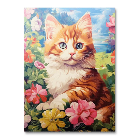 Curious Kitty (Diamond Painting) Diamond Painting kit