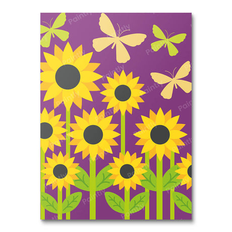 Easy on the Flowers II Paint by Numbers kit