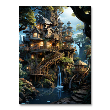 Beyit Bungalow (Diamond Painting) Diamond Painting kit