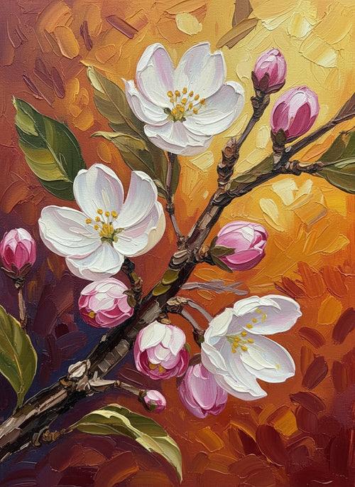 Blossoms of Dawn (Board Canvas)