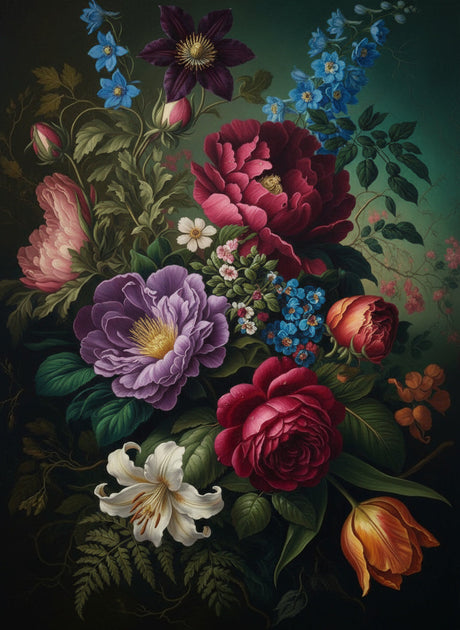 Eternal Bloom (Board Canvas) Paint by Numbers kit