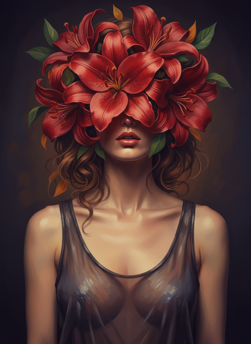 Lilium Nocturne (Board Canvas)