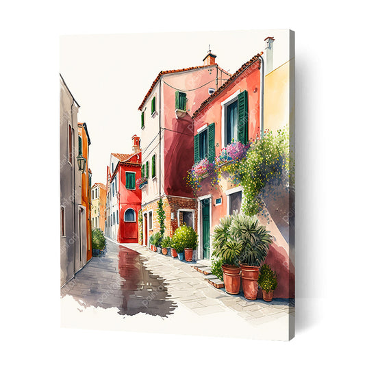 Streets of Burano Italy I