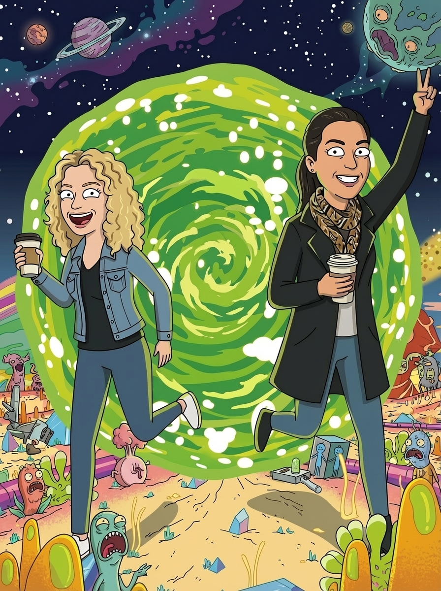 Enter the Rick and Morty Universe (Custom PBN)