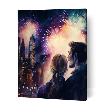 Couple Celebration People Paint by Numbers kit