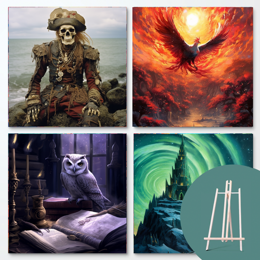 Fantasy Bundle I (4 Designs + Free Easel)