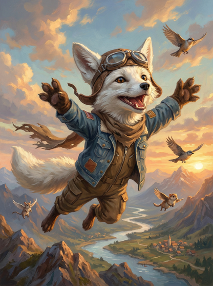 Skybound Fox Adventurer