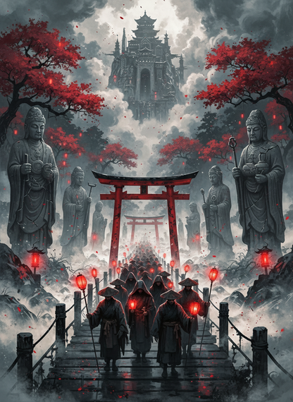 Samurai Temple Gate (80 Colors)